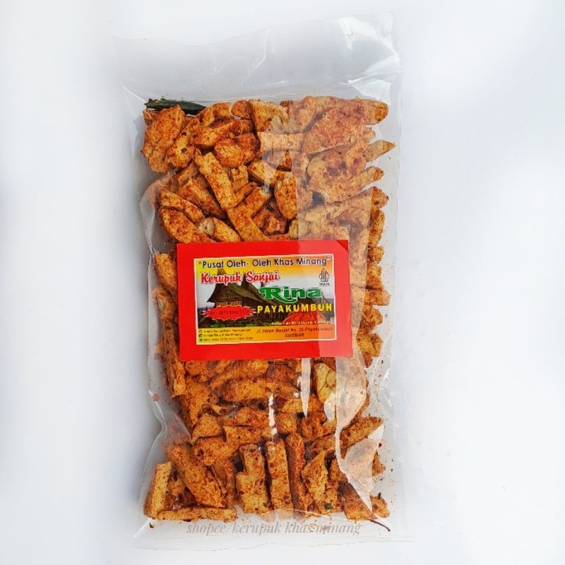 

Kerupuk Basreng Balado Sanjai Rina Minang