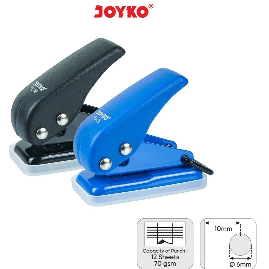 

Pembolong Kertas Satu Lubang One Hole Punch Joyko PU-35