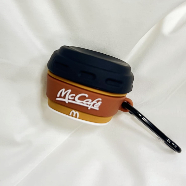 Case WM02 Baseus Encok Earphone Silikon Karakter Kartun WM02 Kode 22 - Cafe