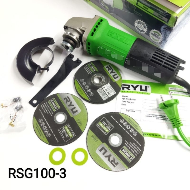 Gerinda Ryu 4"  original gurinda grenda serkel