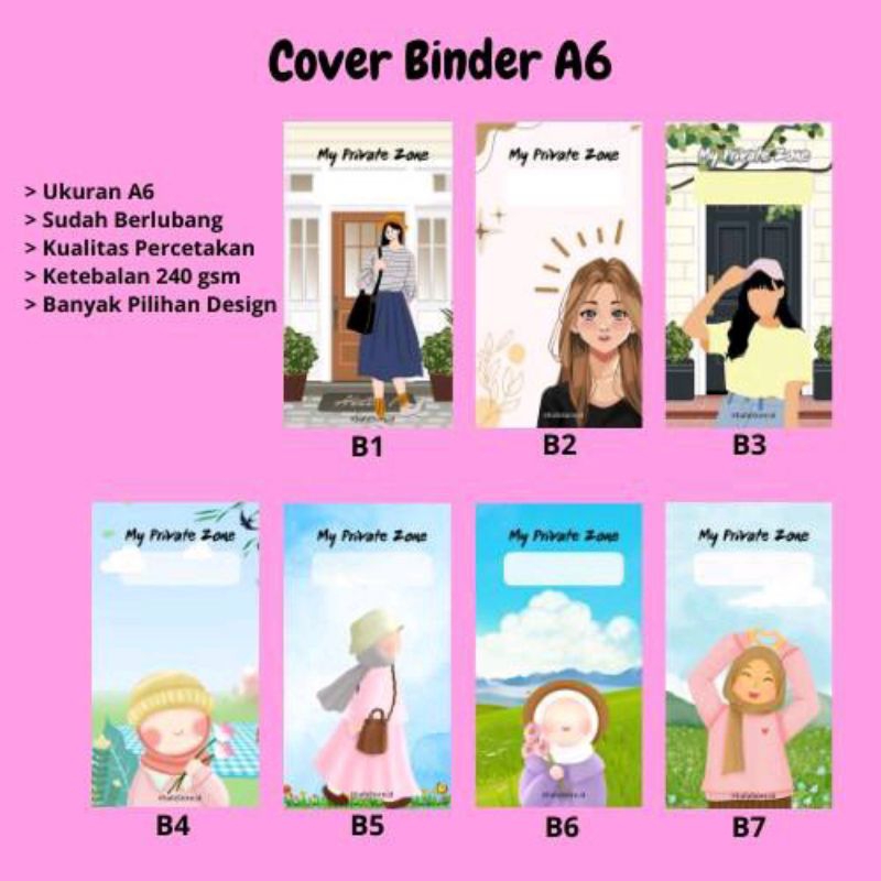 

Cover Binder A6 || Kertas Budgeting || Pembatas Binder A6