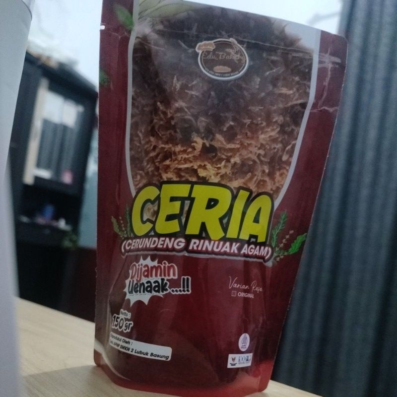 

Ceria ( Cerundeng Rinuak Agam ) /Original/Halal. Asli Dari Maryeni Erlina