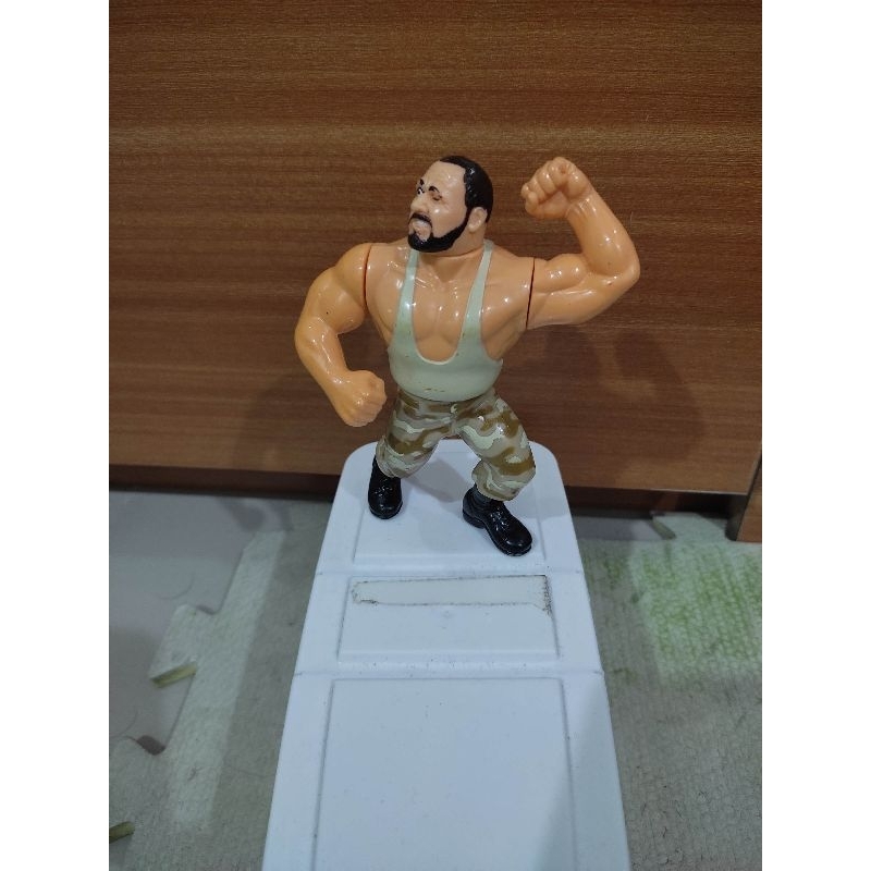 figure wwf vintage butch of the bushwhackers with down under pounder