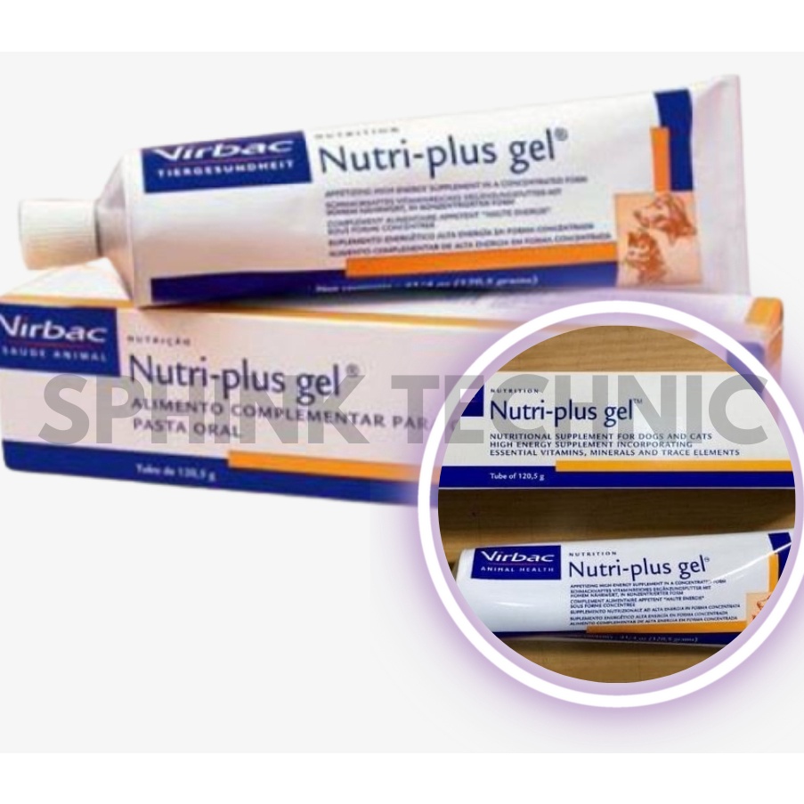 KODE N43S Nutri Plus Gel  Nutriplus Gel  NutriPlus Gel Virbac Vitamin Anjing  Kucing 12 Gr ORIGINAL