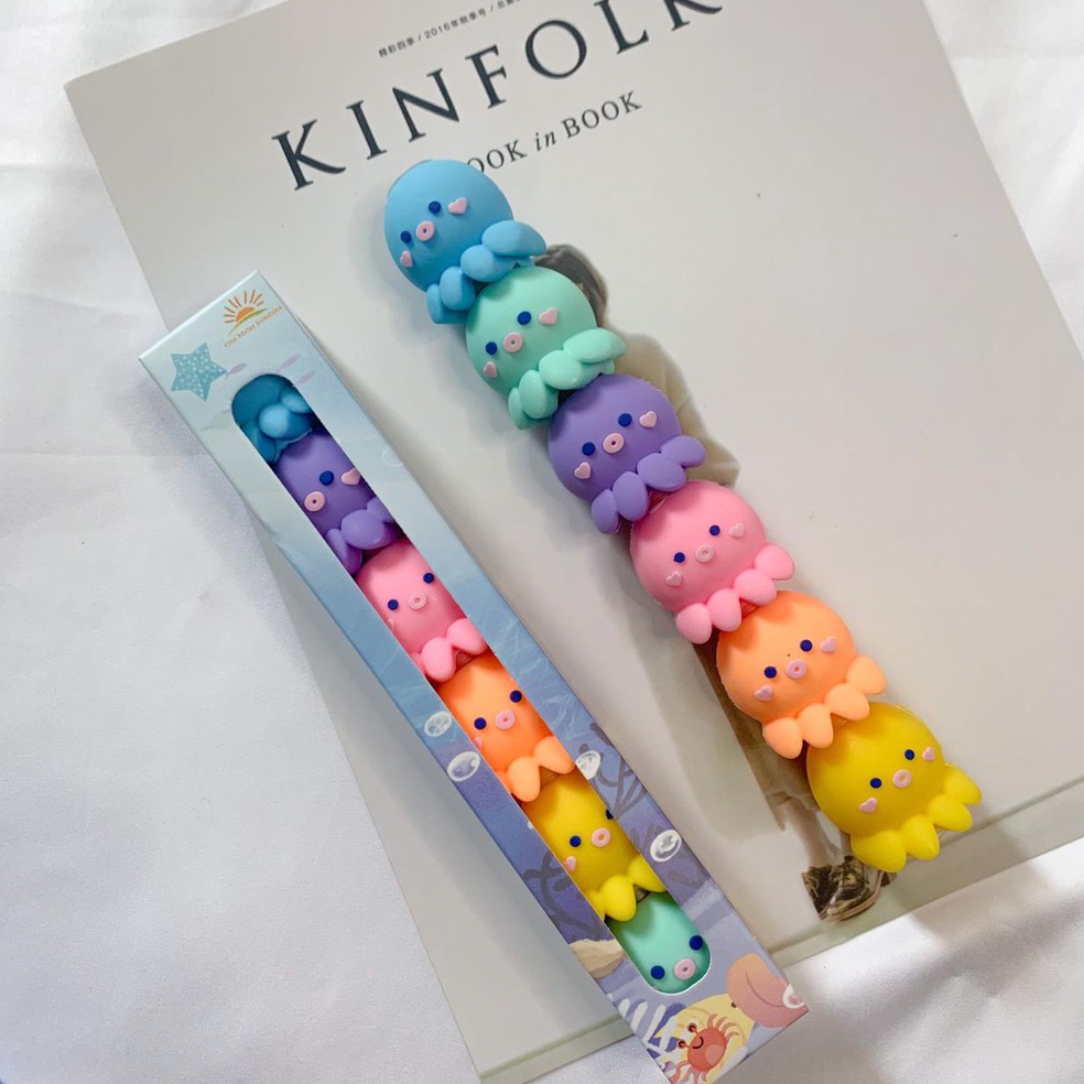 

KODE Y89R STABILO GURITA 1 SET 5 BIJI OCTOPUS VIRAL HIGHLIGHTER TERMURAH ALAT TULIS KANTOR KADO LUCU UNIK SOUVERNIR GROSIR READY COD 5 WARNA FULLCOLOR