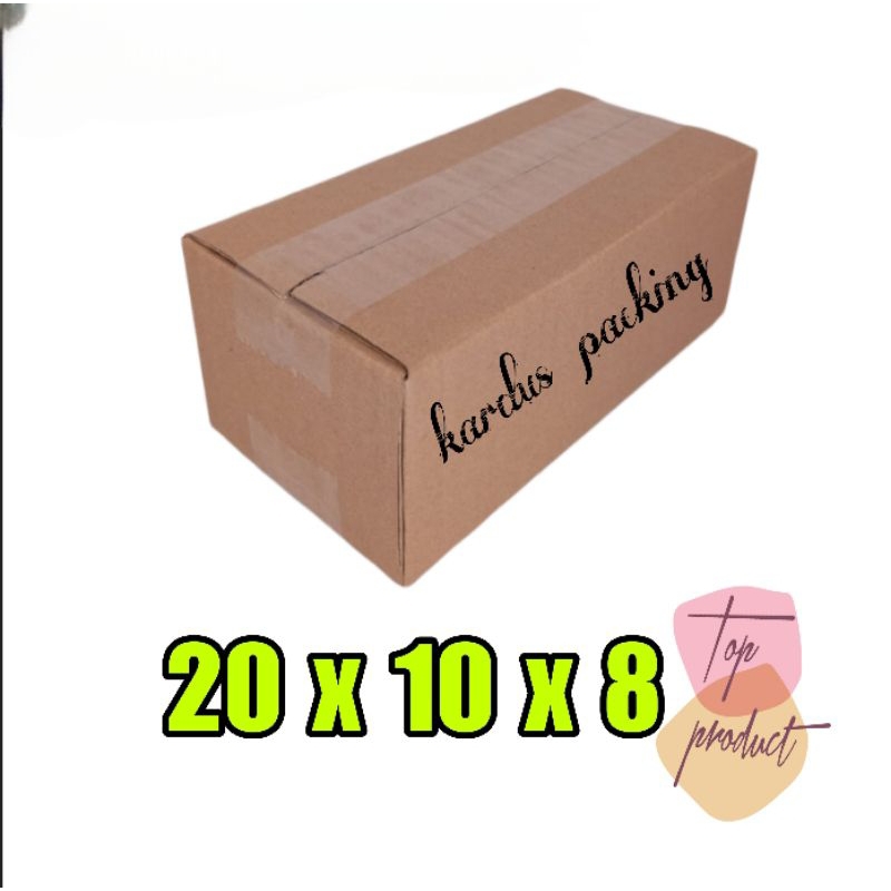 

kardus polos UK 20x10x8 kardus packing kardus kecil
