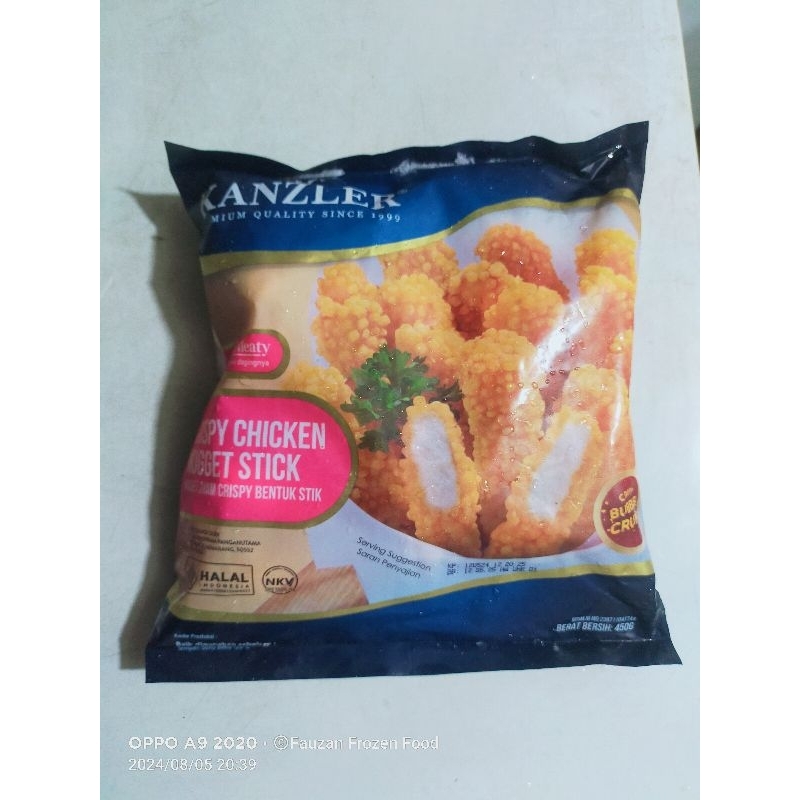 

Kanzler Crispy Chicken Nugget Stick 450gram