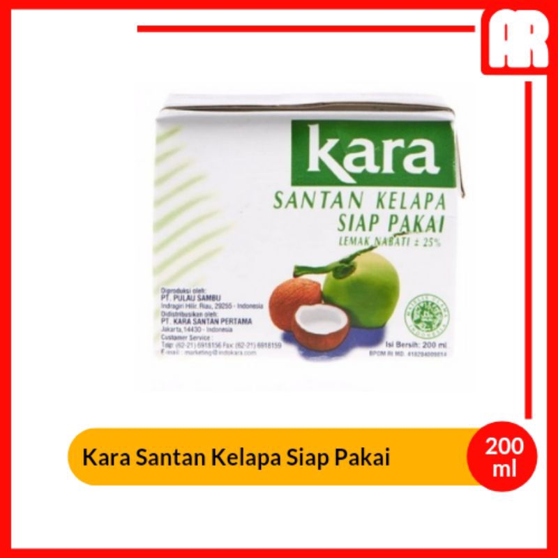 

Kara Santan Kelapa Siap Pakai 200ml | AR Ostore