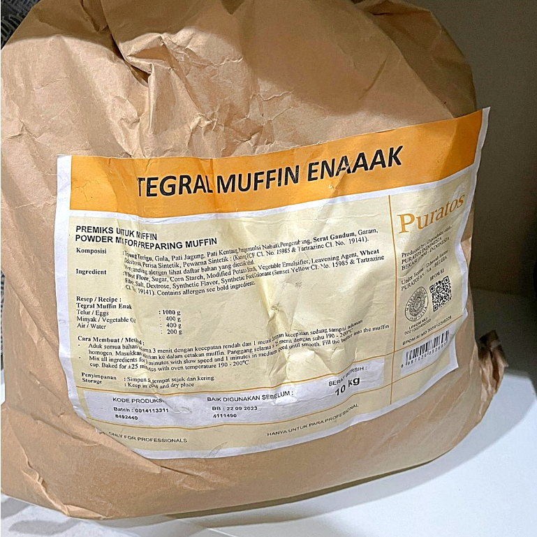 

(REPACK) Tepung Premix Puratos - Muffin