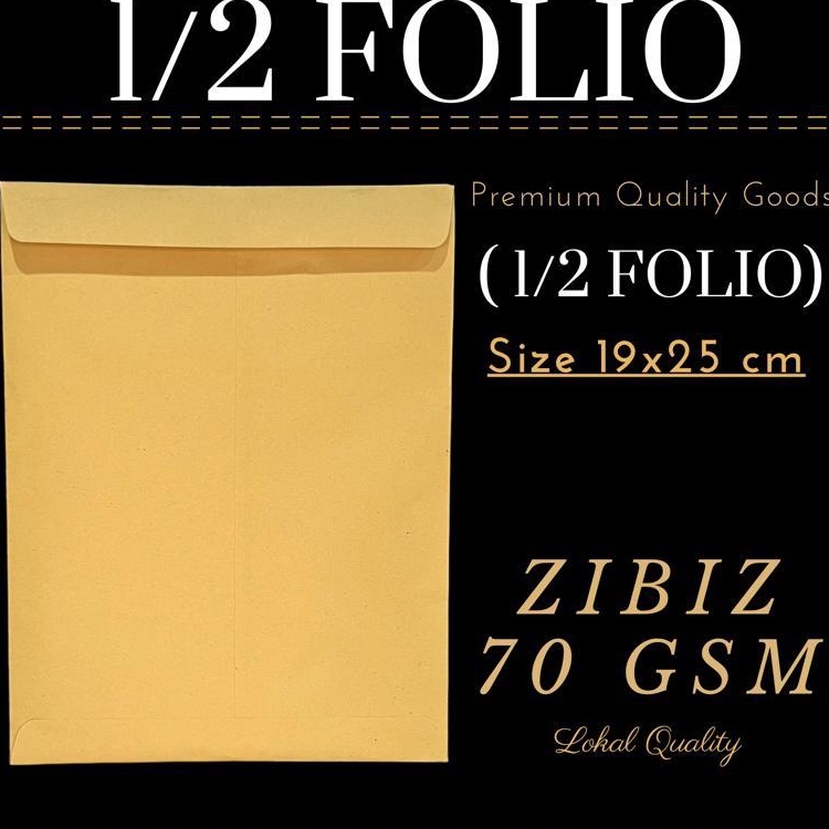 

KODE J28P Amplop Coklat 12 FOLIO 19x25 Cm
