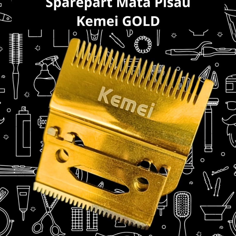 Mata Pisau KEMEI Sparepart KEMEI Pisau Cukur KEMEI GOLD Original 1986 1987 1997 1996 a T7O7