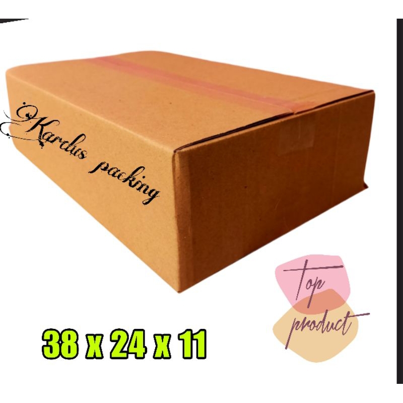 

kardus packing UK 38x24x11 kardus kecil kardus besar