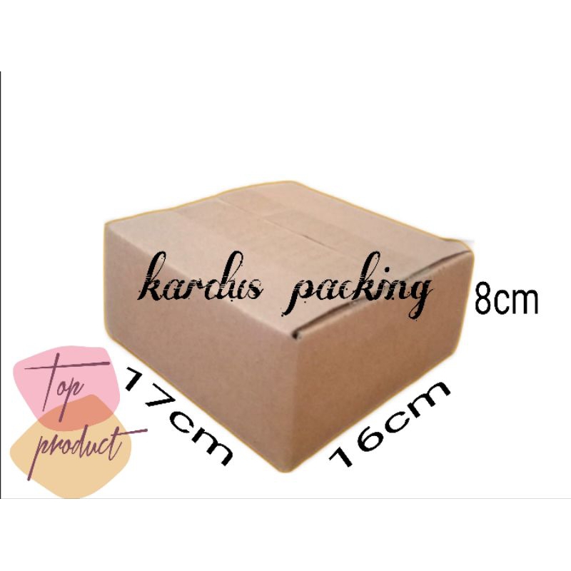 

kardus packing UK 17x16x8 kardus kecil kardus besar