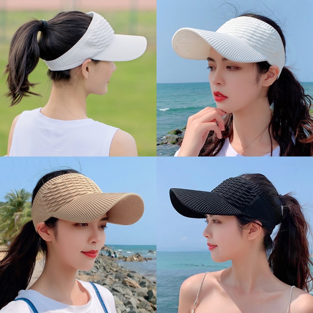 Topi Olaraga Senam Wanita - Topi Zumba - Topi Golf -Topi Sepeda -Topi Pantai Sport Lari Tenis Hijab