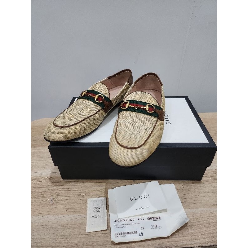 Preloved Flat Shoes Gucci Original 38