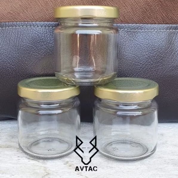 Jar Kaca 100ml / Jar selai mini / Wadah Selai / wadah kaca / Jar selai kaca
