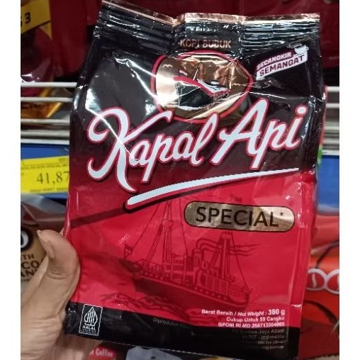 

[asj] BISA COD - KAPAL API 380 gr Silver Merah