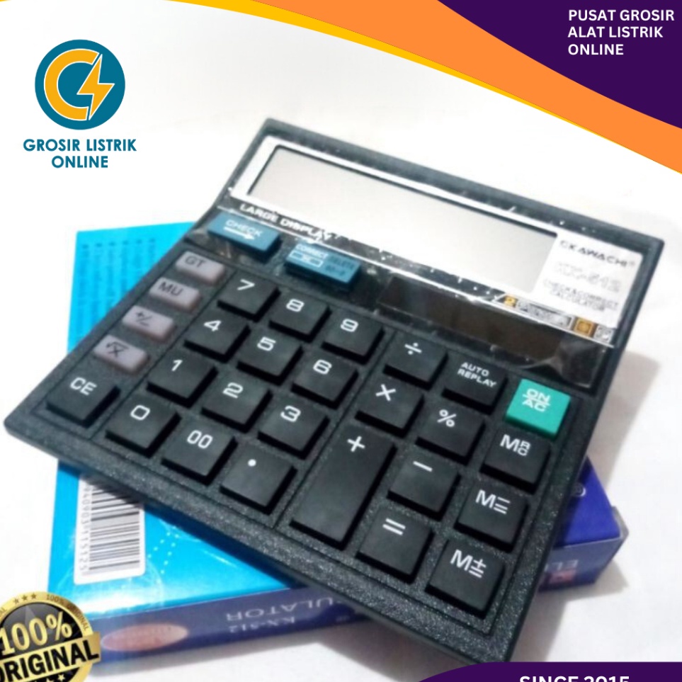 

KODE J12C KALKULATOR KX 512 MODEL CITIZEN CT512 12 digit MURAH Reseller Only