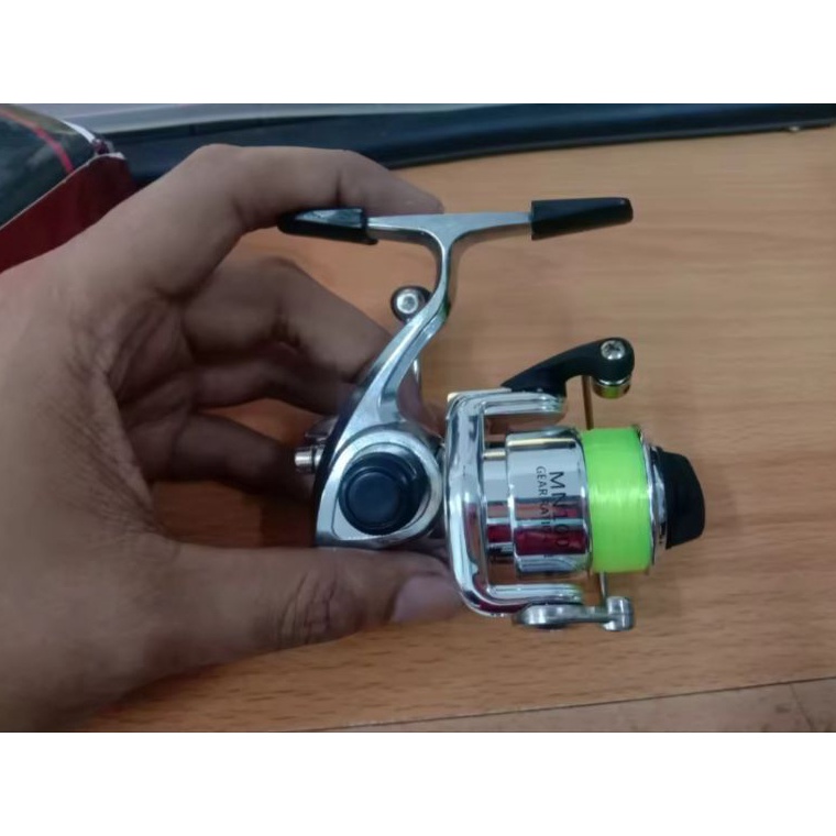 KODE N76R Reel Mini Reel Kecil Reel Joran Pulpen Reel Tegek Pancing Pulpen 1 Set Lengkap Pancing Pul