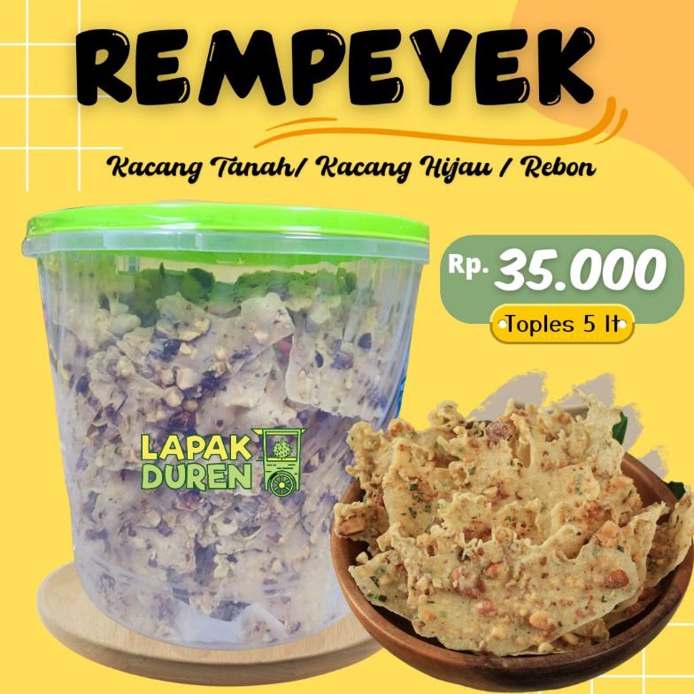 

MURAH TERLARIS Peyek Kacang Rebon Nyaman