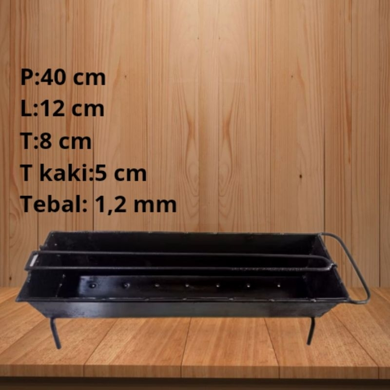 (COD)Bakaran Sate Arang Bakar Ayam Pemanggang Jagung Pangangan Ikan Alat Tempat Bakaran Sosis Portab