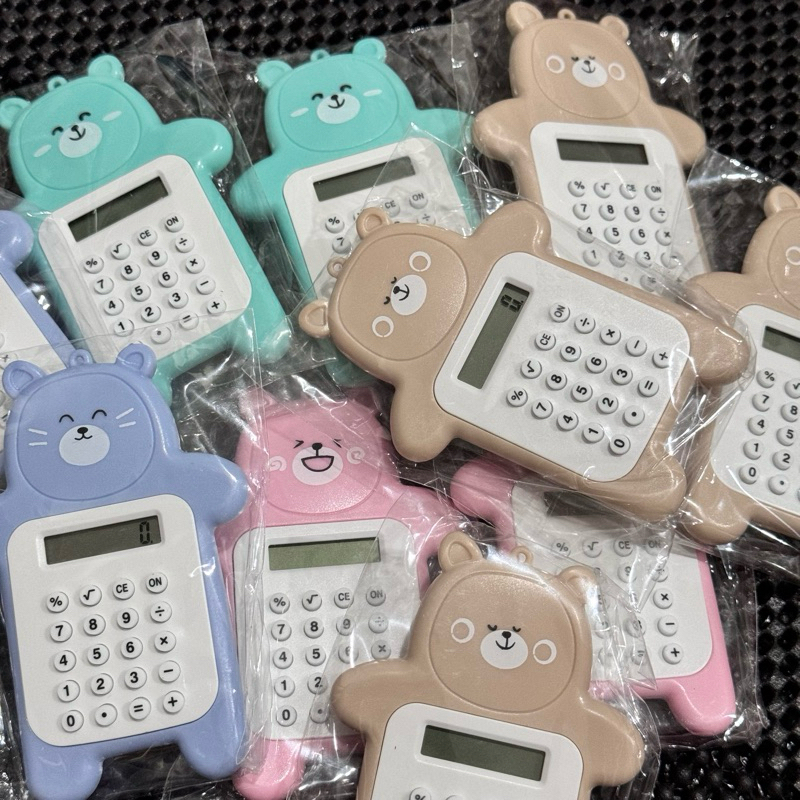 

Kalkulator Mini 8 Digit Portable Lucu Motif Bear Kalkulator Portable Mini Beruang Calculator / Travel Tombol Karet Sekolah Stationary