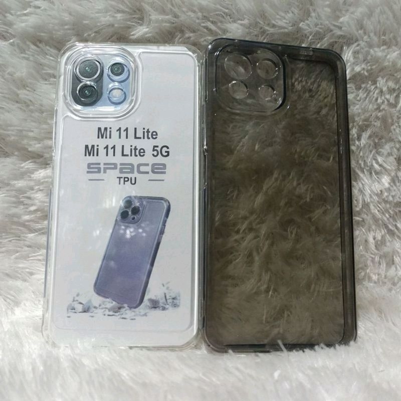 Softcase Casing Xiaomi Mi 11 Lite/Mi 11 Lite 5G Case silikon Clear Bening transparan Space