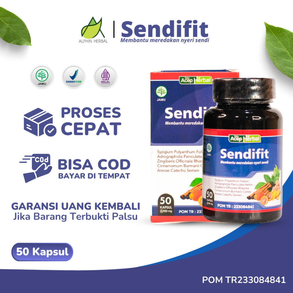 Alfhin Herbal - SendiFit - 50 Kapsul