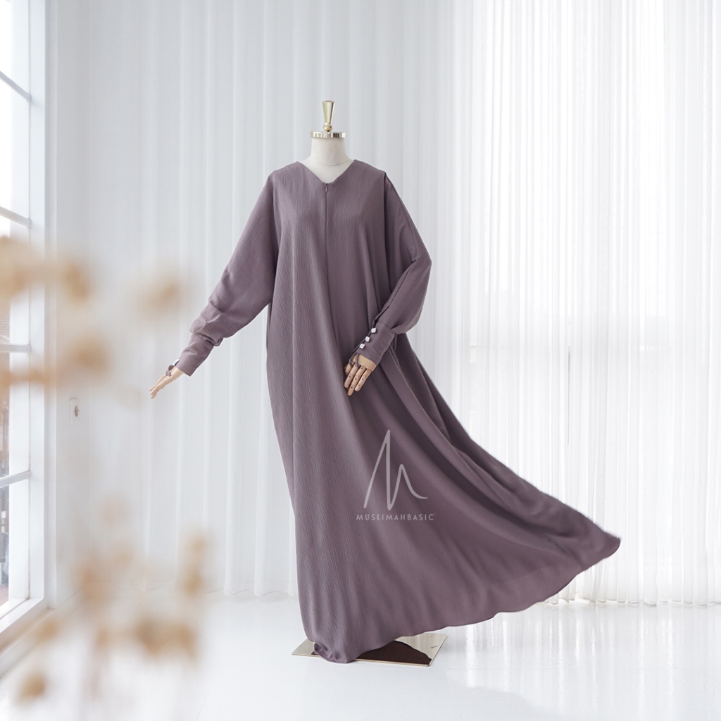 MUSLIMAH BASIC - AMARA ABAYA - SNOWSHEER