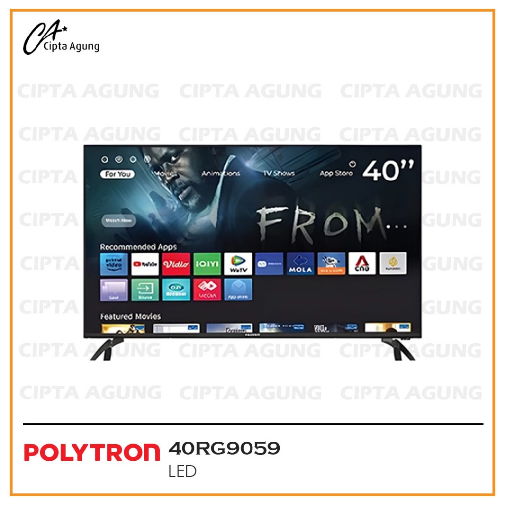 POLYTRON LED SMART TV ANDROID 40 INCH PLD-40RG9059