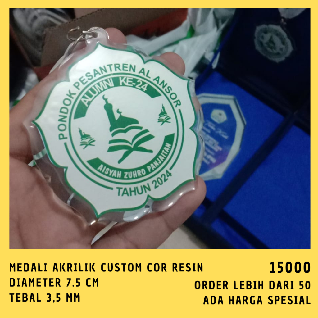 

MEDALI KEJUARAAN,MEDALI WISUDA BAHAN AKRILIK TERBARU BEBAS CUSTOM
