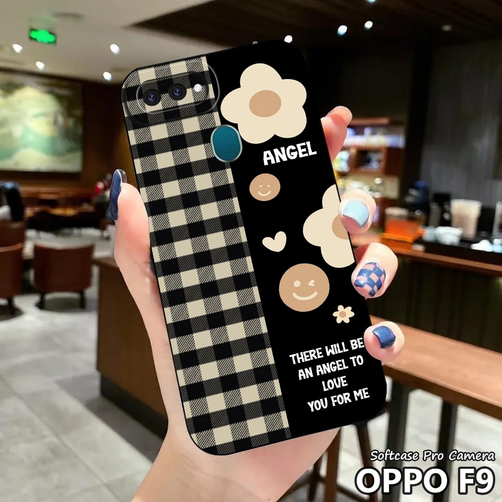 Case Oppo F9 - Casing Hp Oppo F9 ( BUNGA ) - Softcase Pro Camera - Kesing - Silikon - Kondom Hp