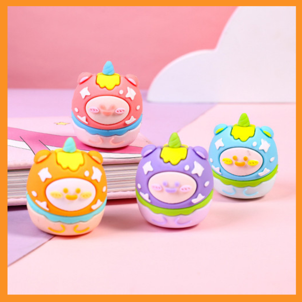 

WEIBO Penghapus + peruncing fancy bear lucu WB-71009