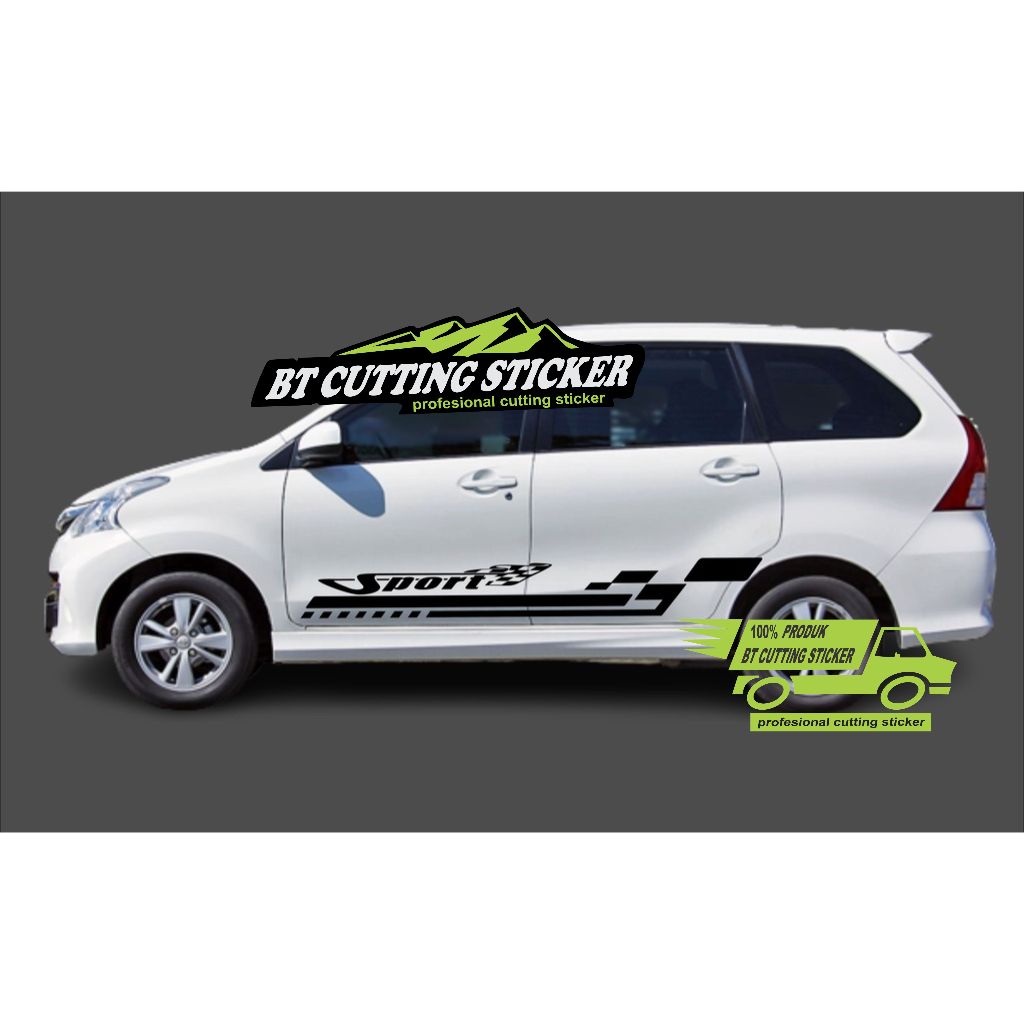AVZ1 Sticker Toyota Avanza / Stiker Cutting Stiker Lis Body Samping avanza Stiker avanza