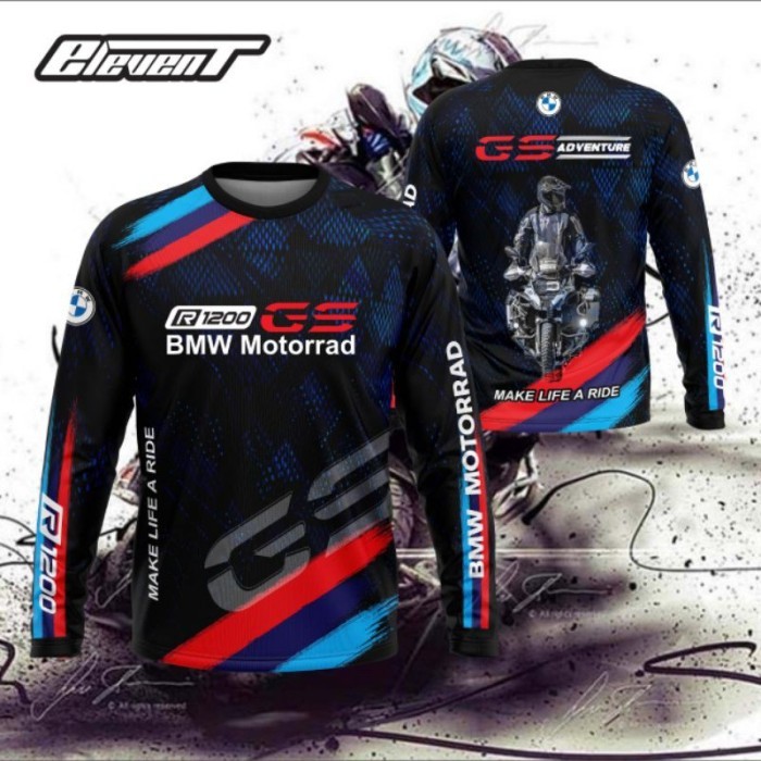 CLOTHING BAJU TSHIRT ATASAN PRINTING BMW GS MOBIL MOTOR TERBARU MODIS KEREN