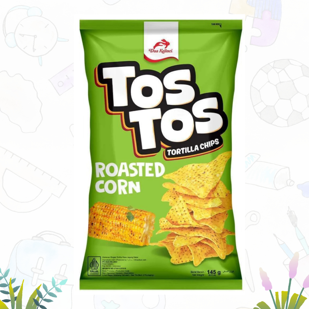 

Tos Tos Tortilla Chips Roasted Corn 145gr (pcs)