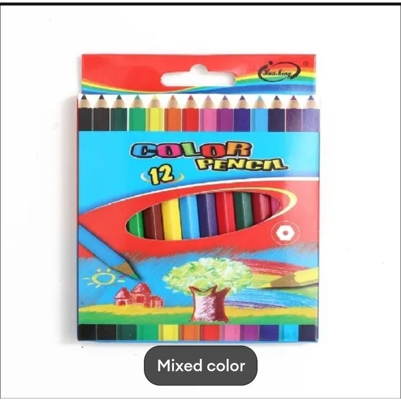 

pensil warna 12pcs pendek