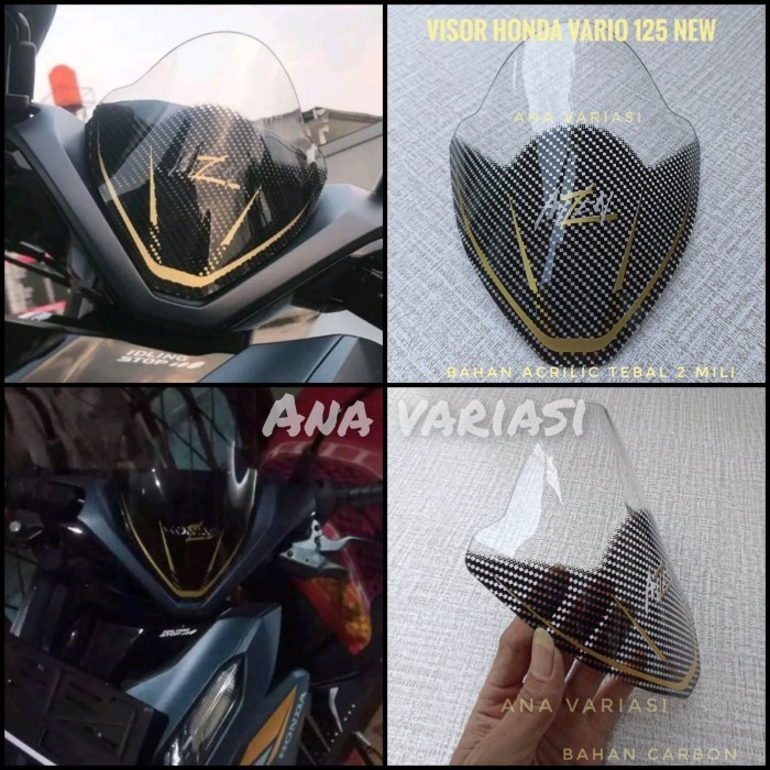 Visor Vario 125 new visor honda vario 150 new visor Vario 125 new visor Vario 150 carbon visor carbo