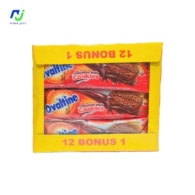 

Ovaltine Chocolate Malt Cookies Pack Isi 12+1pcs