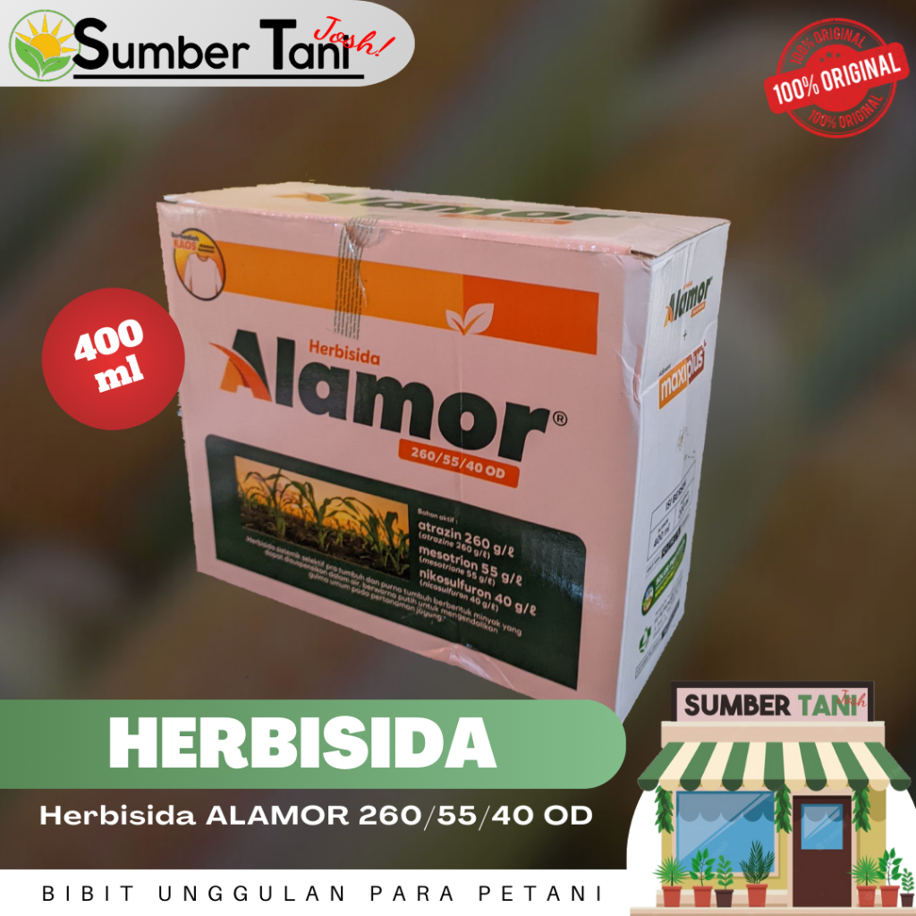 HERBISIDA ALAMOR 260/55/40 OD Kemasan 400 ml HERBISIDA JAGUNG