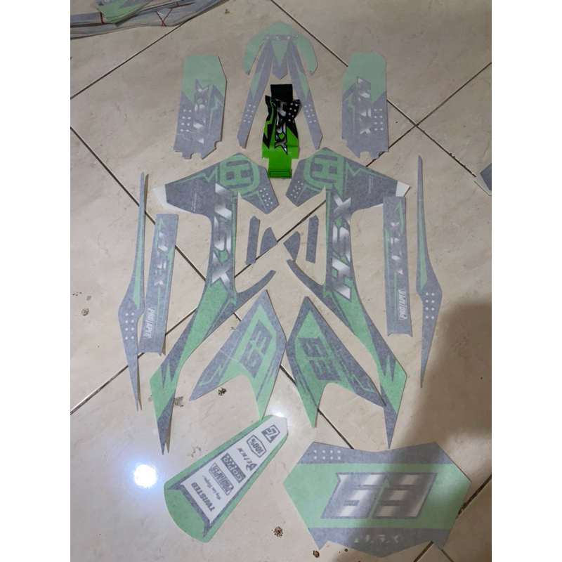 STIKER BODY COVER NEW HSX PRO 01 110 CC