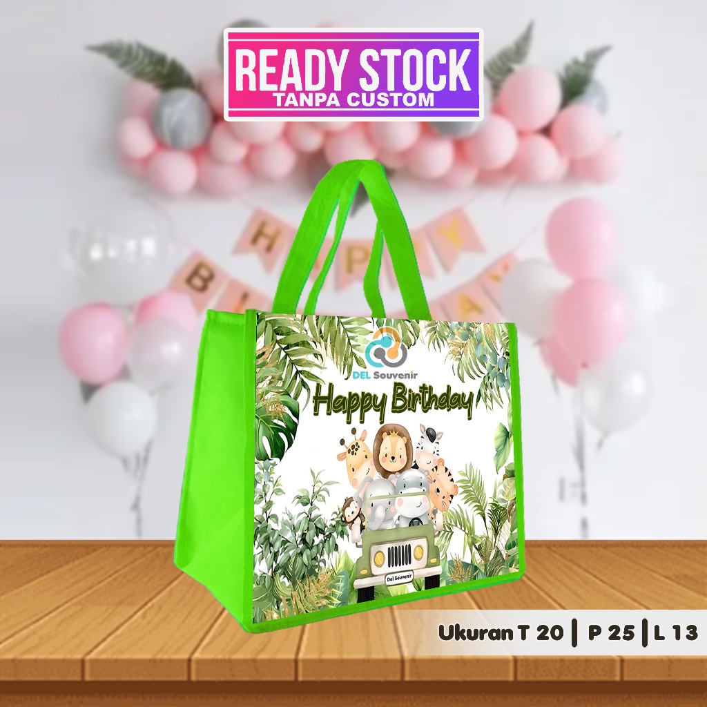 

READY STOCK SIAP KIRIM !! TAS ULTAH ANAK / TAS ULTAH KARAKTER ZOO ANIMAL / TAS SOUVENIR READY STOCK LANGSUNG KIRIM / TAS SOUVENIR ULANG TAHUN / GOODIE BAG ULTAH / TAS ULANG TAHUN