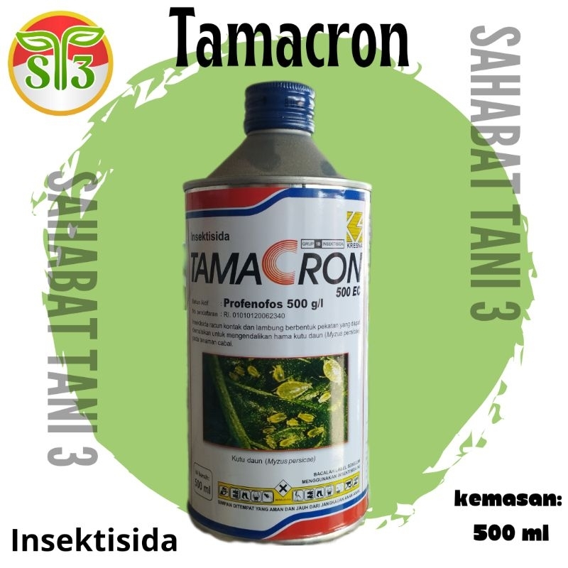 Tamacron 500ml insektisida dengan bahan aktif Profenofos