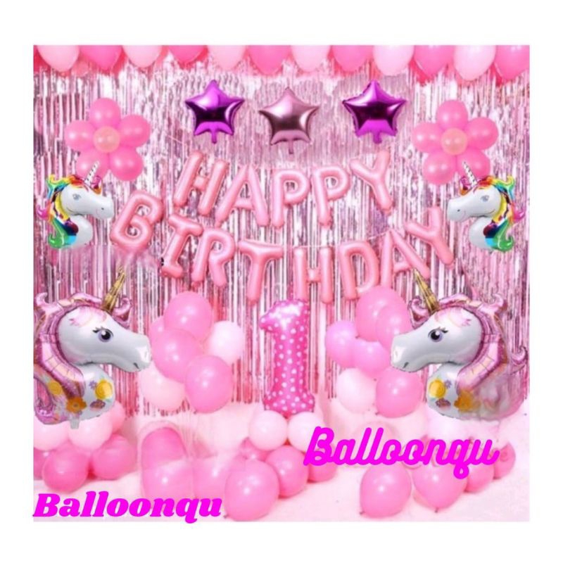 DEKORASI ULANG TAHUN UNICORN