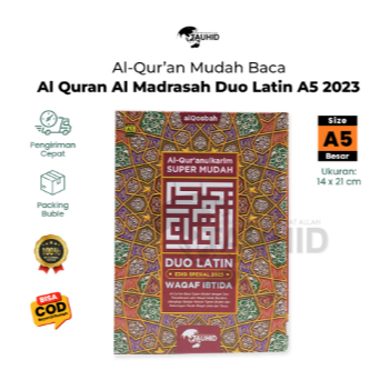 Al Quran Al Madrasah Duo Latin Terjemahan Waqaf Ibtida murah