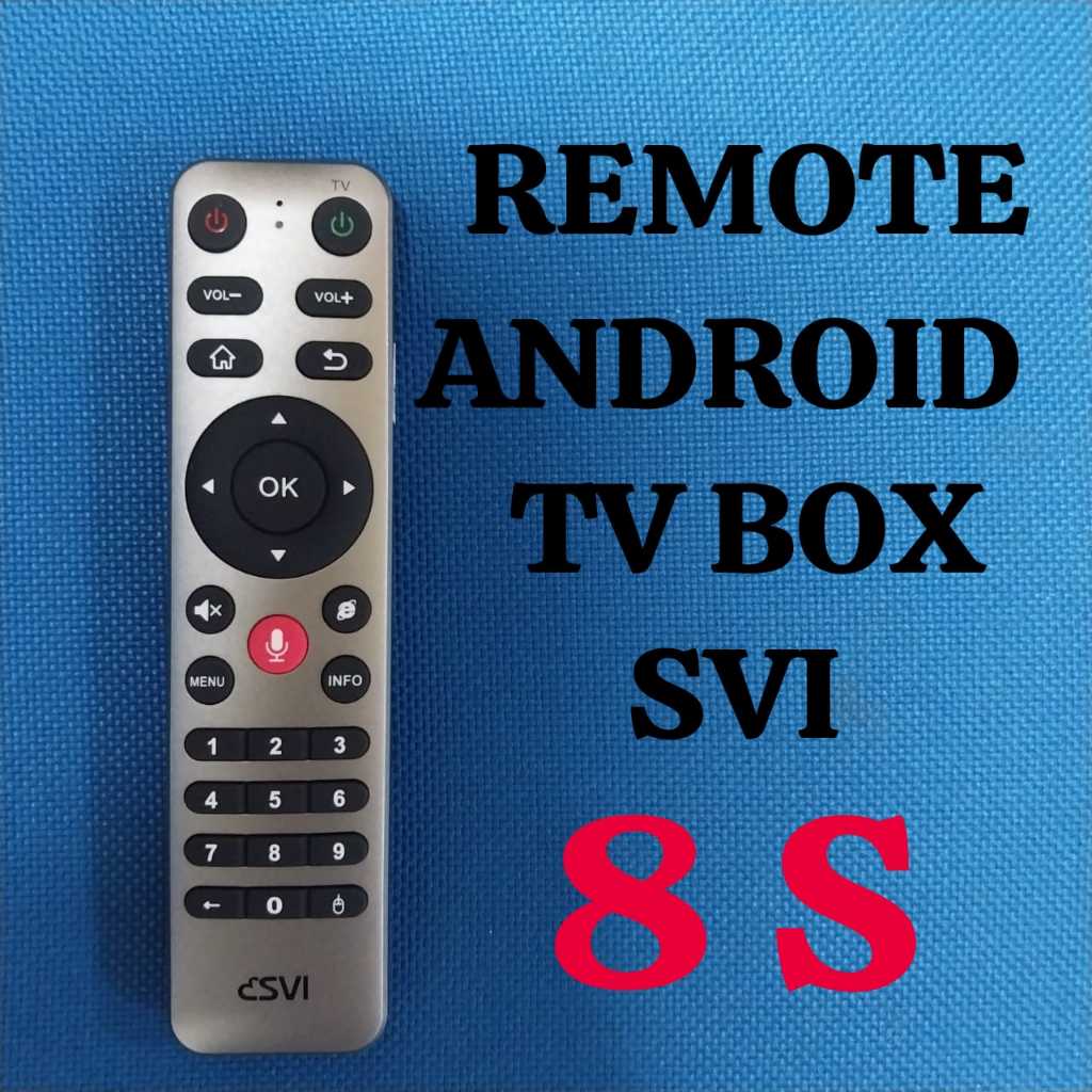 Remote svicloud 8s android tv box remote voice svi 8s