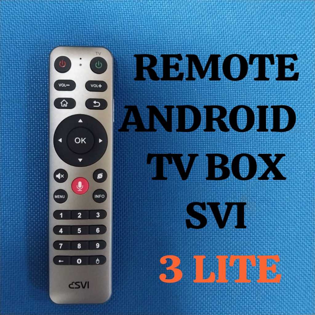 Remote svicloud 3lite android tv box remote voice svi 3 plus lite