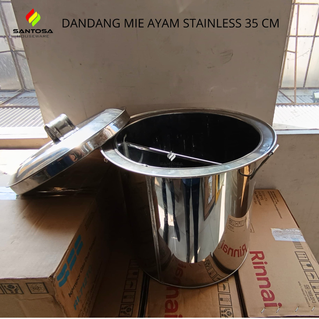 Dandang Mie Ayam Stainless 35 cm