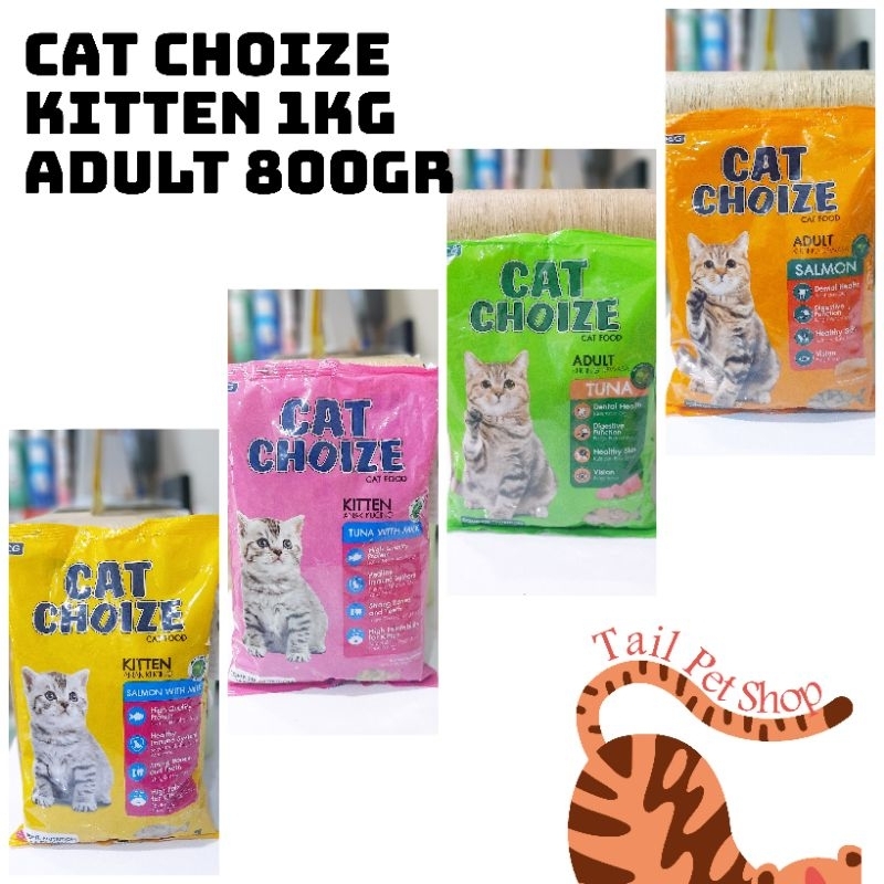 Cat Choize Adult 800gr dan Kitten 1kg / Cat Choize Makanan Kucing