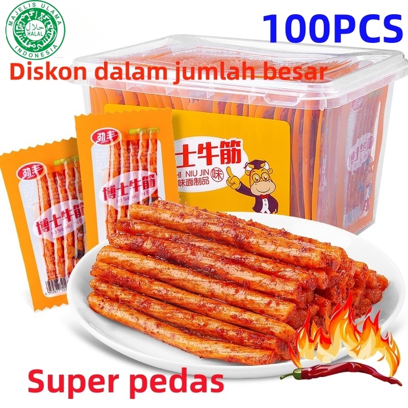 

Makanan ringan terlaris [Jingfeng Boshiniujin] Makanan ringan impor halal Penjualan grosir harga spesial Paket hemat 100